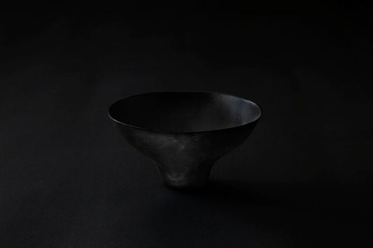 Coupelle en papier laquée en noir