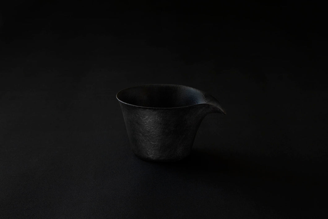 Tasse à café en papier laquée en noir 