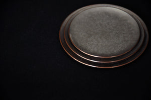 Petite assiette en cuivre - artisanat japonais - Ogata PARIS