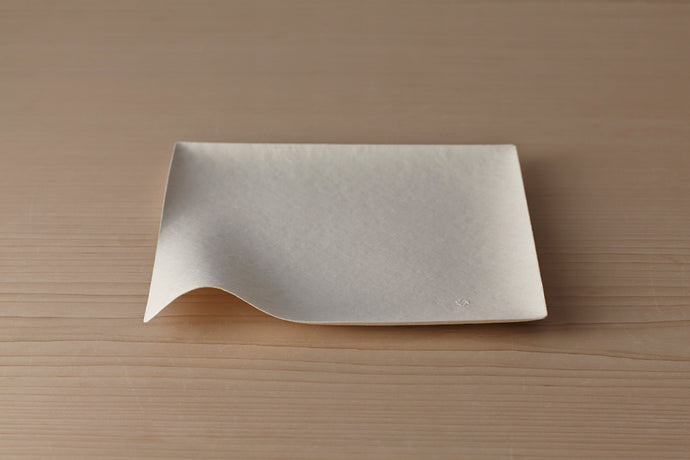 Assiette carrée en papier